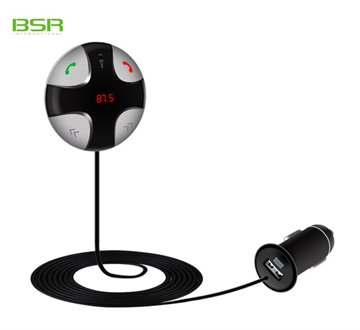 Bluetooth Car Kit MP3 Player Audio Wireless FM Transmitter USB Support SD Tf Card LCD Display Car Charger For iPhone 5 5S 6 6S