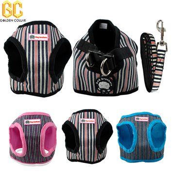Cute Soft Puppy Small Dog Harness and Walking Leash Leads Set 4 Sizes 6 Colors S M L XL