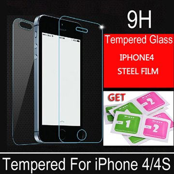 Protective Glass For iPhone 4/4s Glass for iphone 4s tempered glass front protective glass the screen on the Iphone 4s