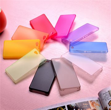 10 Colors 1PC Free Shipping Ultra Thin 0.3mm Crystal Clear PP Soft Case Cover For Sony Xperia Z1 Compact Mini For z1 Mini Shell