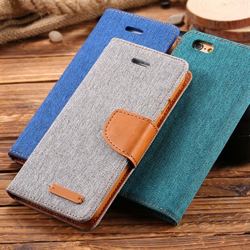 Book Flip Cloth Skin Leather Case For iPhone 6 6S / 6S Plus 5.5 Fashion Hit Color Full Protective Accessories Cover i6 4.7/Plus