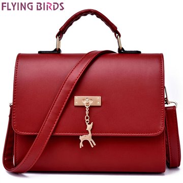 FLYING BIRDS! 2016 women messenger bags for women leather handbag shoulder bag Bolsas womens pouch summer purse bags LS4845fb