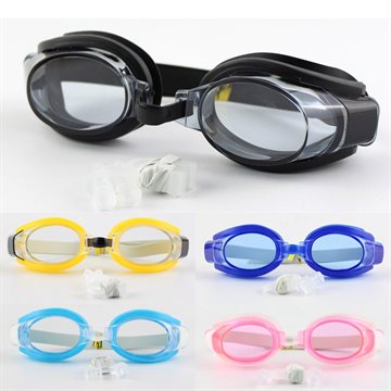 New Kids Children Adjustable Waterproof Anti fog Swimming Glasses Goggles Outdoor Sports Swim Pool Eyewear & Ear Plugs Nose Clip