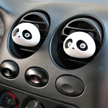 2016 car-styling Panda Car Perfumes 100 original 5ml Solid Air Freshener OEM Air Conditioning Vent Flavoring In the Car parfums