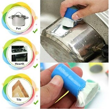 Best Magic Stainless Steel Kitchen Metal Rust Remover Cleaning Detergent Stick Wash Brush Pot Kitchen Cooking Tools