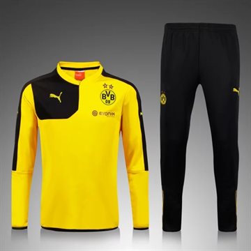 New 15-16 survetement football Borussia Dortmund tracksuits chandal Borussia Dortmund training jackets pants sweatshirts sweater