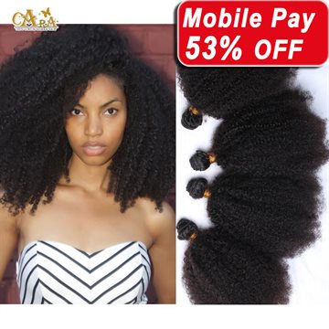 Afro Kinky Curly Hair 7A Mongolian Kinky Curly Virgin Hair 1Pc 55G Rosa Queen Hair Store Products Mongolian Kinky Curly Hair