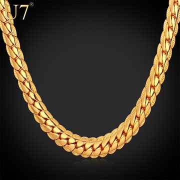18K Real Gold Plated Necklace With 