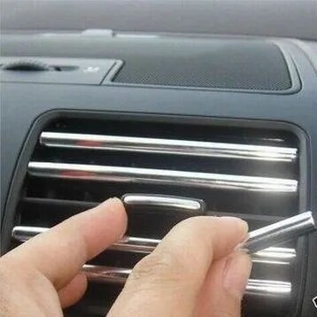 3m car Automotive air conditioning outlet blade decoration strip fishing light bar clip tuyeres