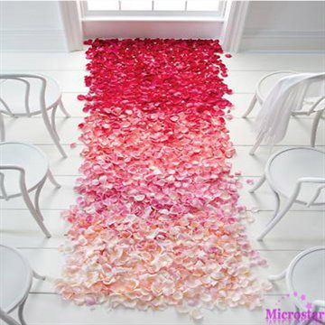 500pcs Silk Rose Petals Table Wedding Events Decoration Crafts Artificial Flowers Engagement Celebrations Party Supplies