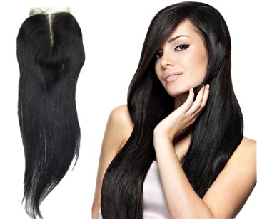 8A 3 Way Part Middle Part Straight Closure Hair Brazilian Human Virgin Hair Lace Top Closure 3.5x4 Lace Closure Queensland Hair