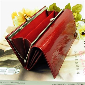 2015 fashion female wallet High-quality Leather Wallet Women Long Style Cowhide Purse wholesale and retail Free shipping