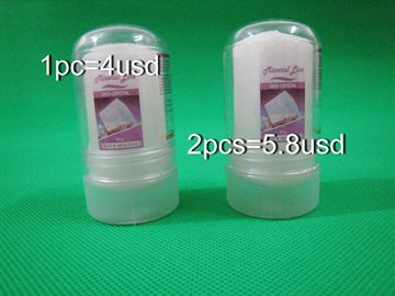 Free shipping for 2pcs 60g alum stick,deodorant stick,antiperspirant stick,alum deodorant,tawas stick,crystal deodorant