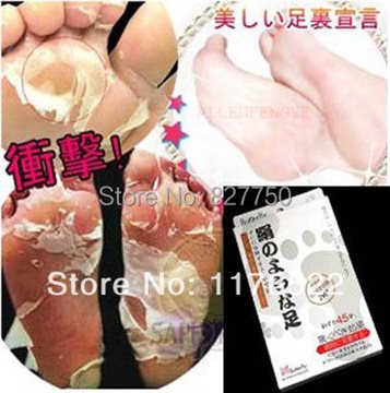 Hot! 1packs Peeling Feet Mask exfoliating socks Baby Care Pedicure Socks Remove Dead Skin Cuticles Suso