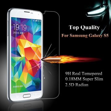 Explosion Proof Premium Tempered Glass Film Screen Protector For Samsung Galaxy S5 i9600 G900F Shatter