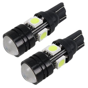 2x High Power White Ice Blue 168 W5W T10 Led with Projector Lens Car Styling Light Source Parking Led for Ford Focus For Cruze
