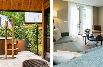Bos Villa met hottub & sauna - 8 persoons