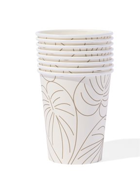 HEMA Beker Botanisch 8 Stuks