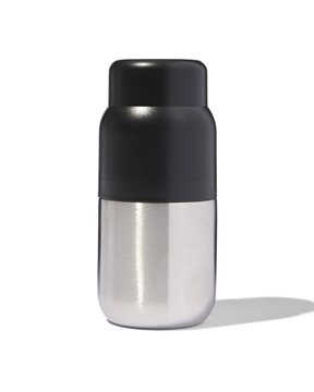 HEMA Isoleerfles 250ml Rvs Zwart (zwart)