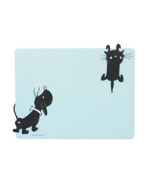 HEMA Takkie En Siepie Placemat 32x42 Kunststof (blauw)