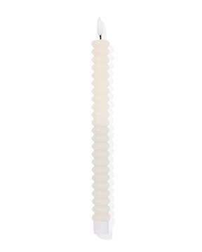 HEMA LED Kaars Ribbel Met Wax Ø2.5x29 Ivoor (ivoor)
