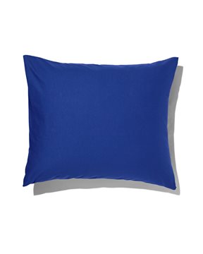 HEMA Kussensloop Zacht Katoen 60x70 Kobalt Blauw (blauw)