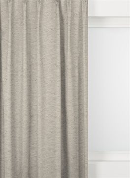 HEMA Gordijnstof Huizen Bloem Naturel (naturel)